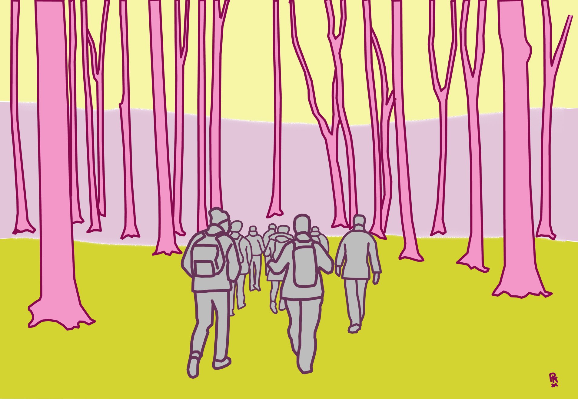 walking-into-the-purple-forest